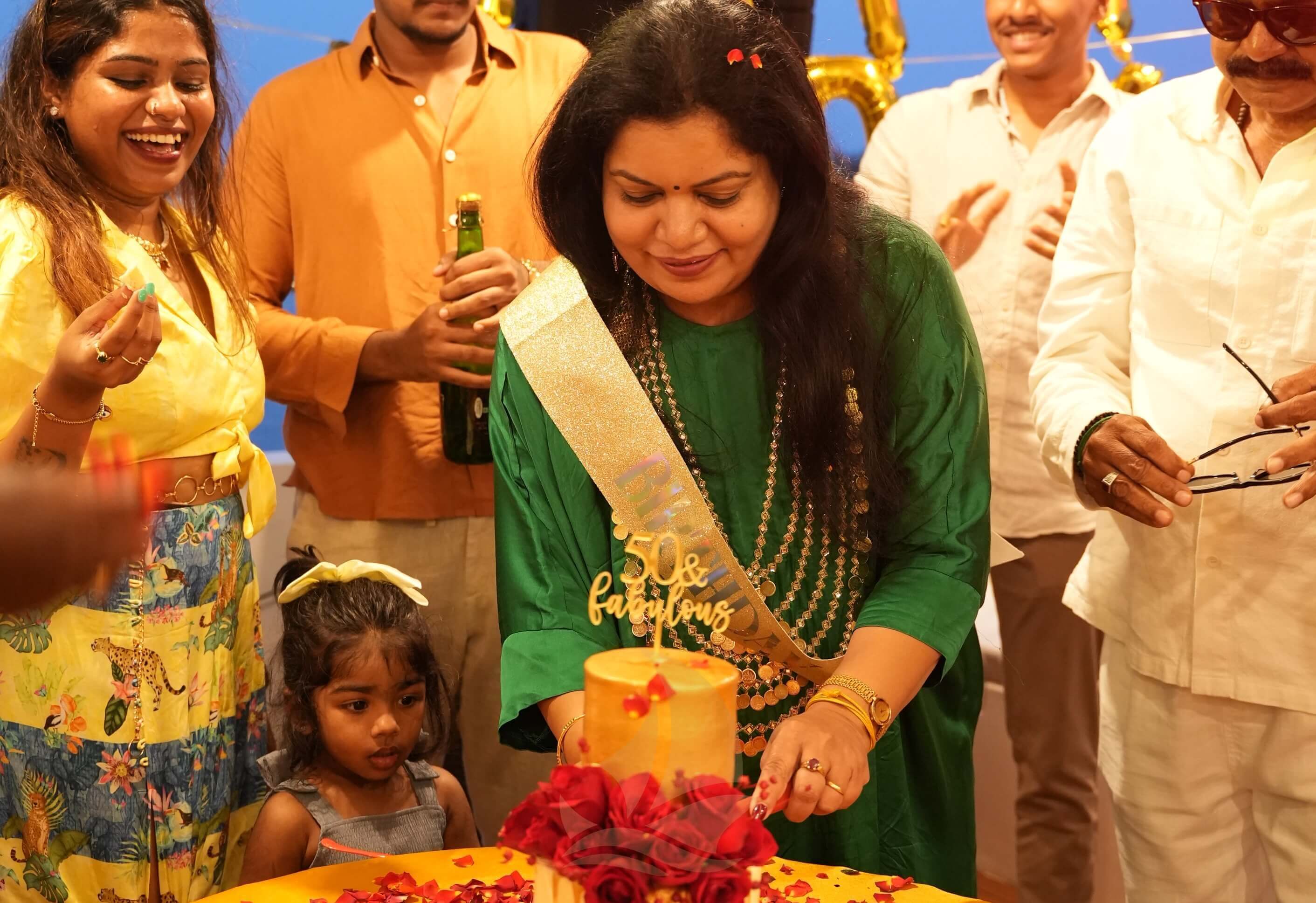 Birthday celebration on a yacht in Goa